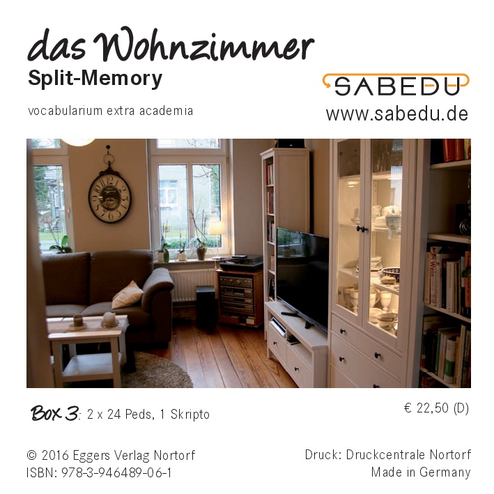 das Wohnzimmer, Split-Memory + Arbeitsheft, SABEDU Box 03