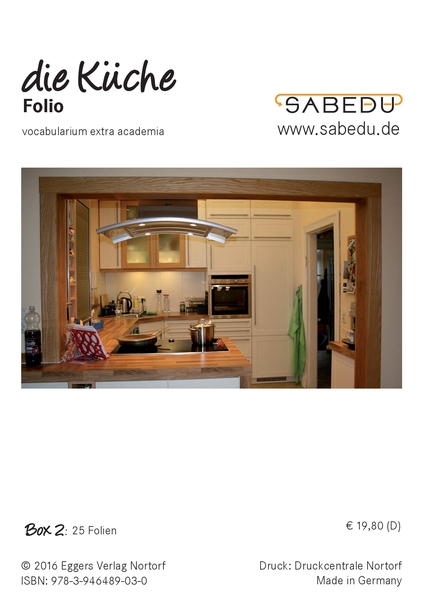 die Küche, SABEDU Box 02, Lehrermaterial, OHP-Folien