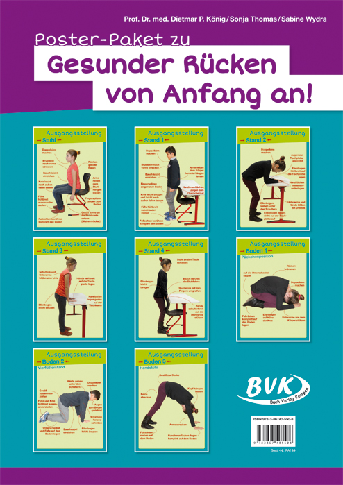 Poster-Paket zu Gesunder Rücken von Anfang an!